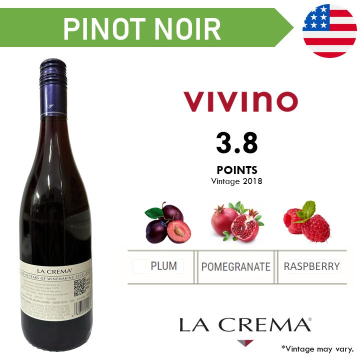 La Crema Monterey Coast Pinot Noir - Red Wine 2022