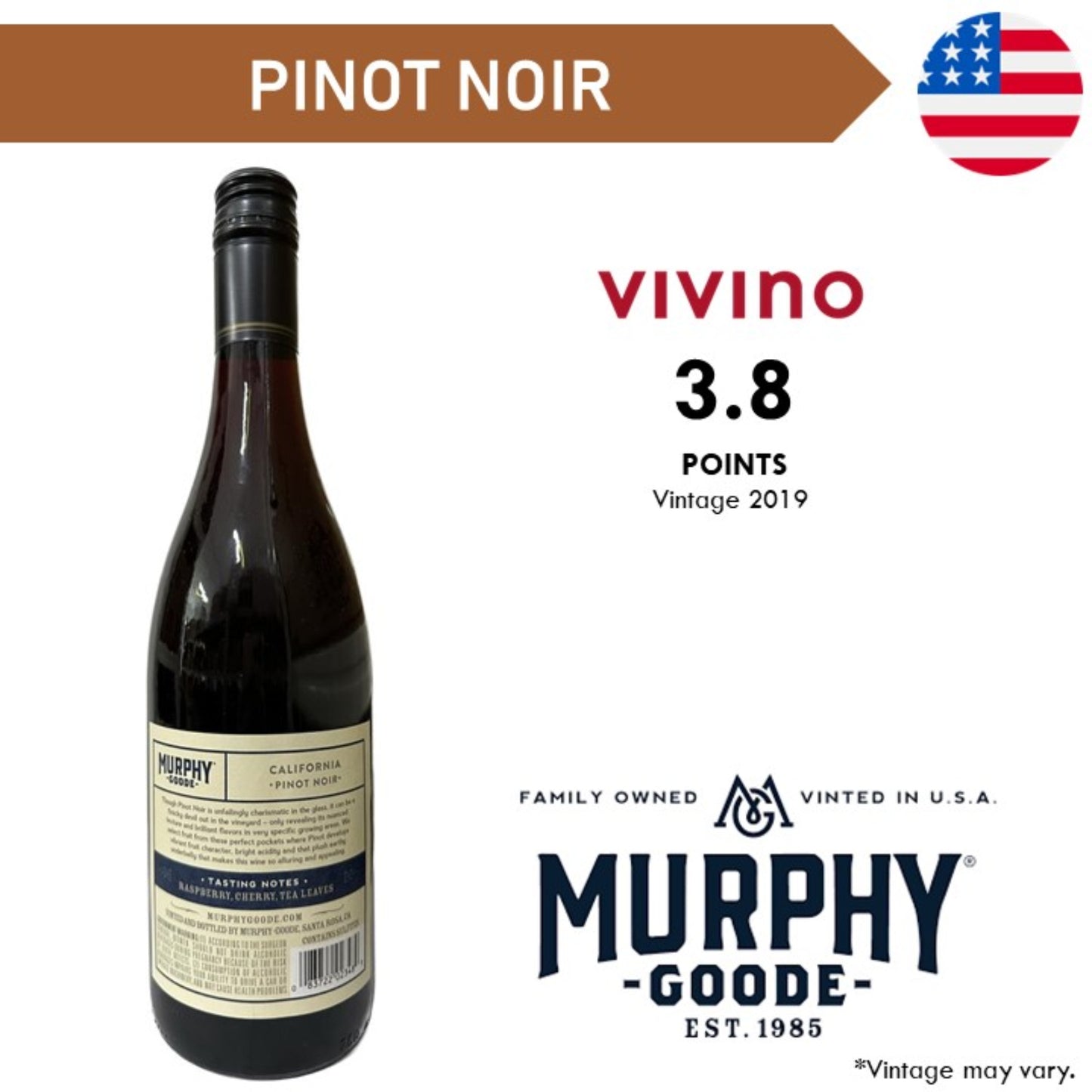 Murphy Goode California Pinot Noir - Red Wine 2020