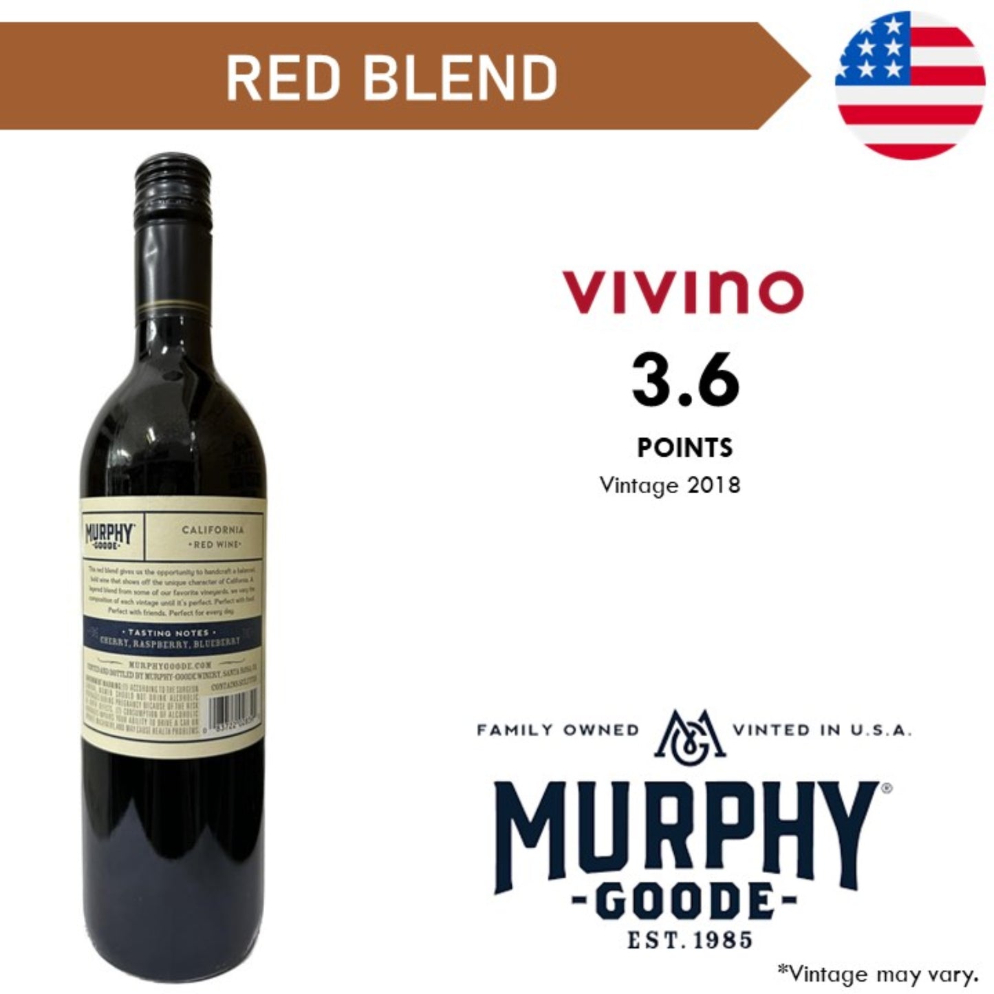 Murphy Goode California Red Blend - Red Wine 2018