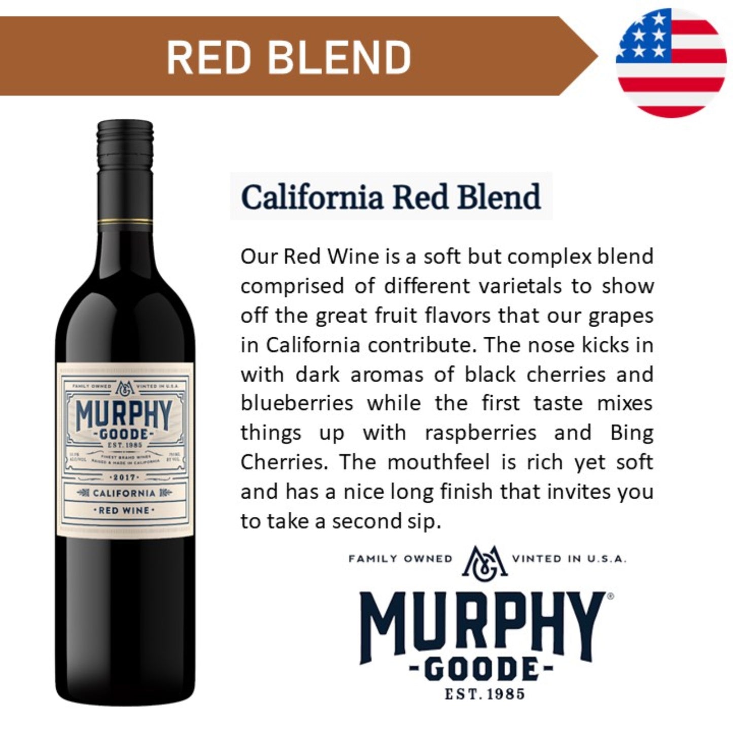 Murphy Goode California Red Blend - Red Wine 2018