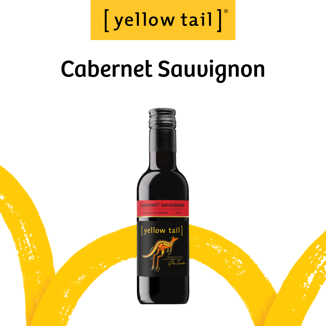 Yellow Tail Mini Cabernet Sauvignon 187ML- Red Wine 2024