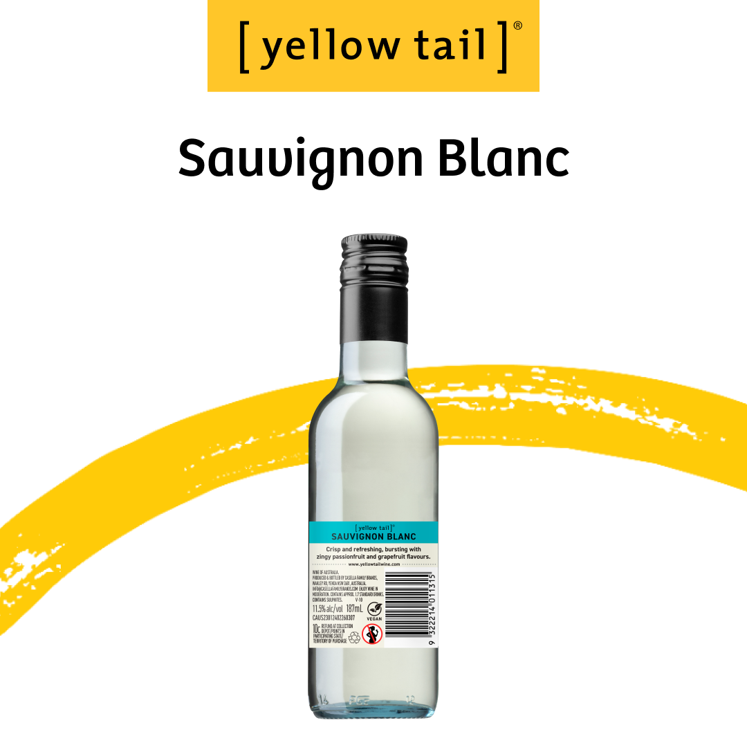 Yellow Tail Mini Sauvignon Blanc - White Wine - case24