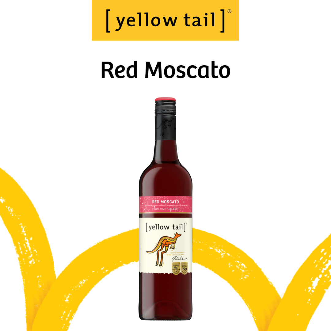 Yellow Tail Red Moscato - Red Sweet Wine - NV