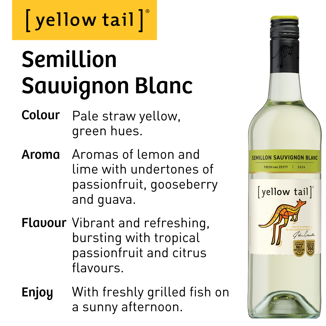 Yellow Tail Semillion Sauvignon Blanc - White Wine 2024