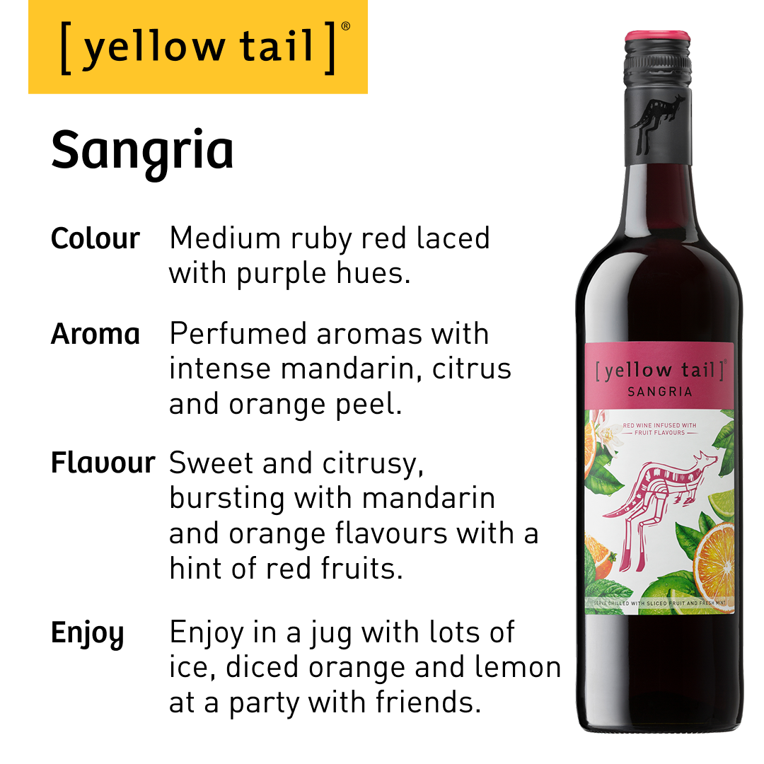 Yellow Tail Sangria - Red Sweet Wine - NV