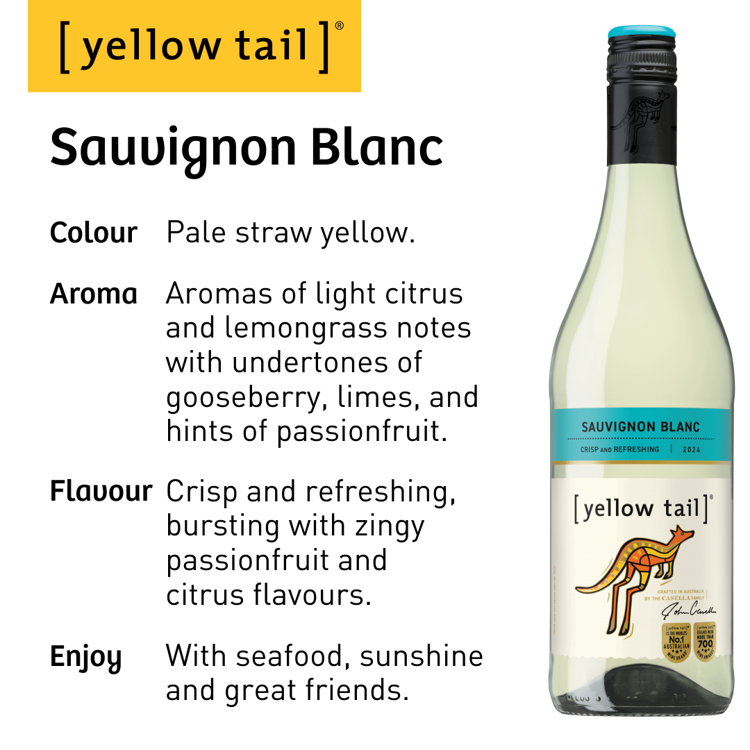 Yellow Tail Sauvignon Blanc - White Wine 2024