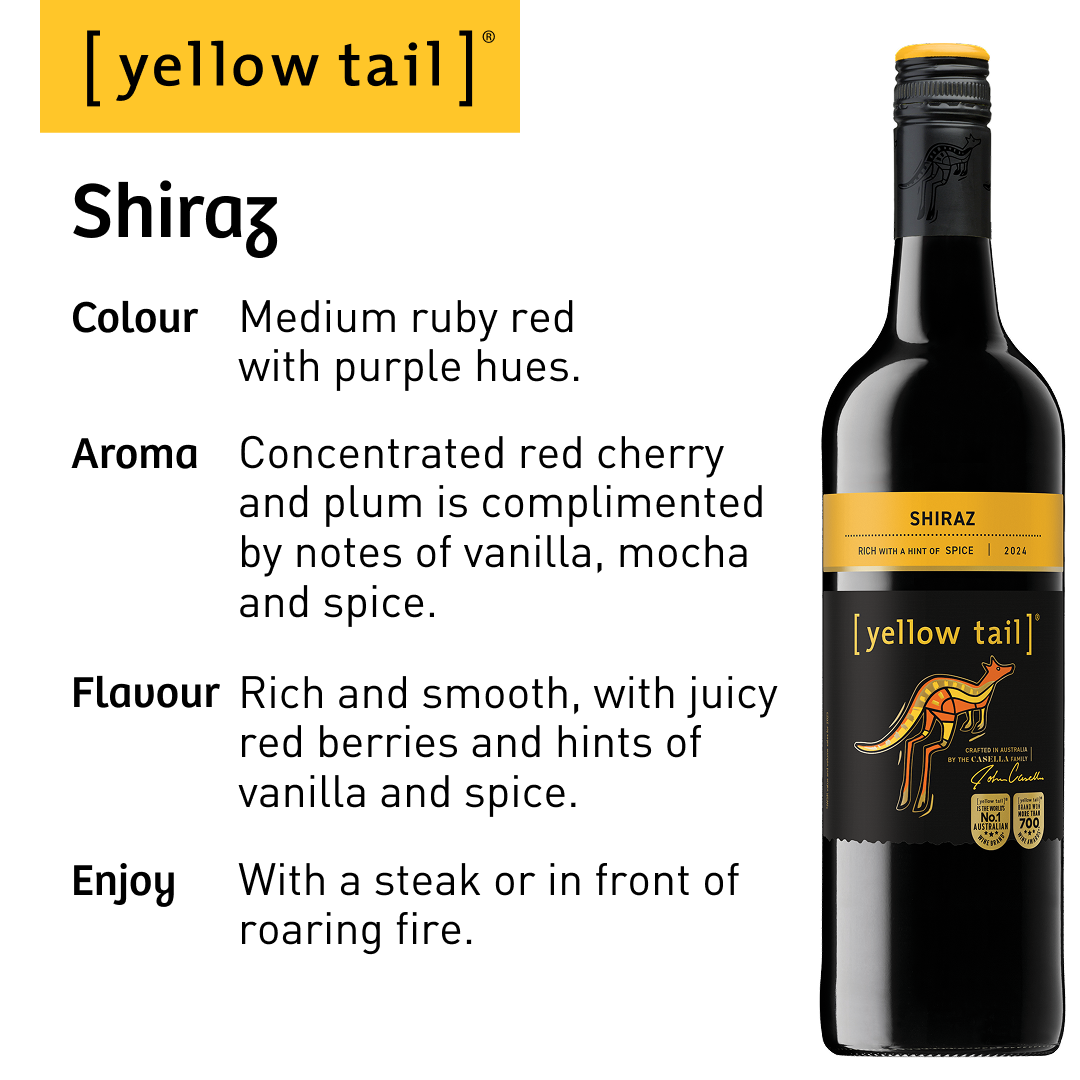 Yellow Tail Shiraz - Red Wine - Case6