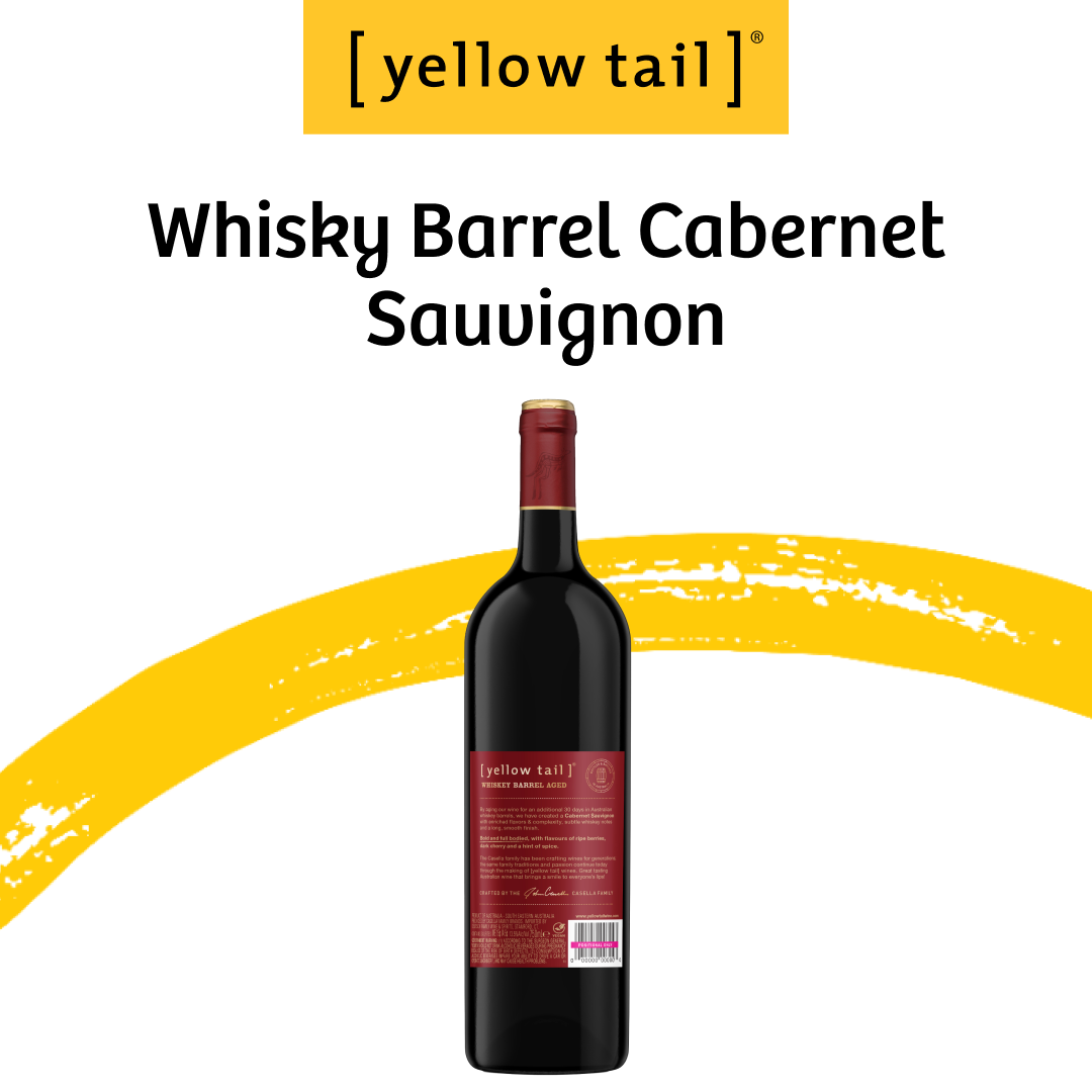Yellow Tail Whisky Barrel Cabernet Sauvignon - Red Wine 2023