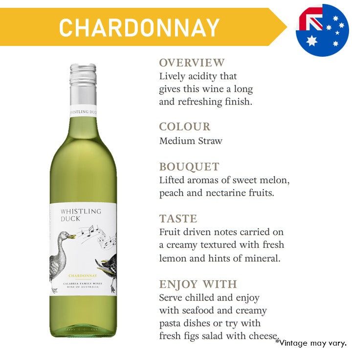 Whistling Duck Chardonnay - White Wine - Case12