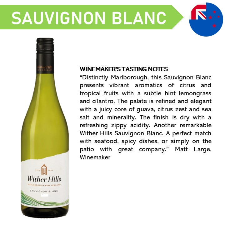Wither Hills Marlborough Sauvignon Blanc - White Wine 2024