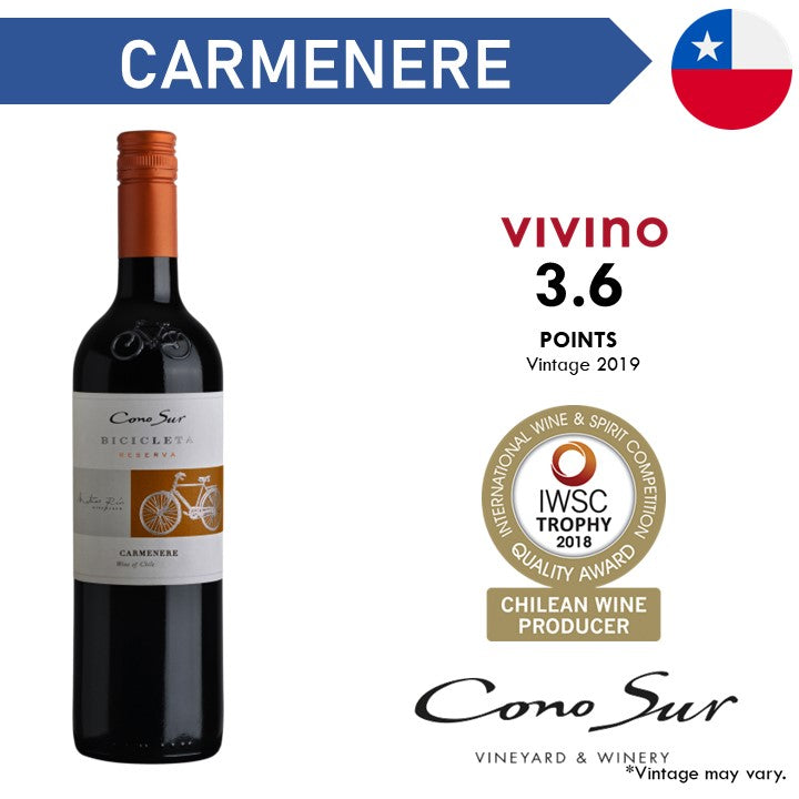 Cono Sur Bicicleta Reserva Carmenere - Red Wine 2019