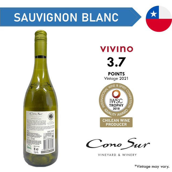 Cono Sur Bicicleta Reserva Sauvignon Blanc - White Wine - Case6