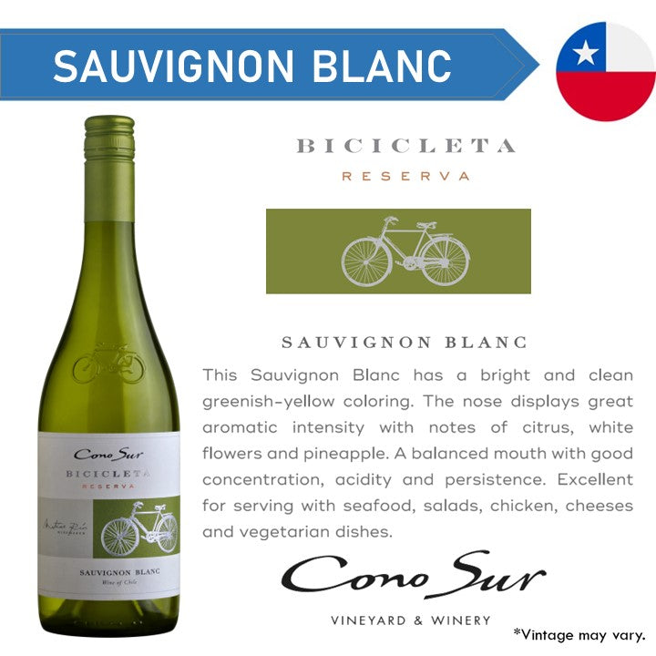 Cono Sur Bicicleta Reserva Sauvignon Blanc - White Wine - Case6