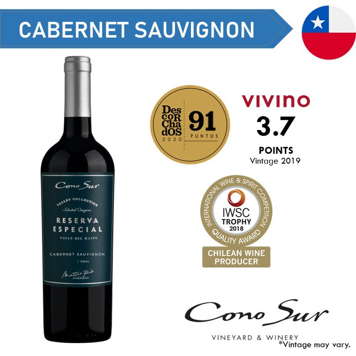 Cono Sur Reserva Especial Cabernet Sauvignon - Red Wine 2019