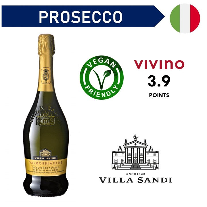 Villa Sandi Valdobbiadene Prosecco Superiore DOCG Extra Dry - Sparkling Wine NV