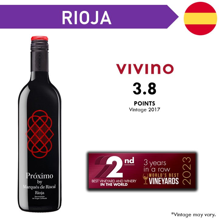 Marques de Riscal Proximo Rioja - Red Wine - Case 6
