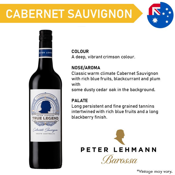 Peter Lehmann True Legend Cabernet Sauvignon - Red Wine 2019