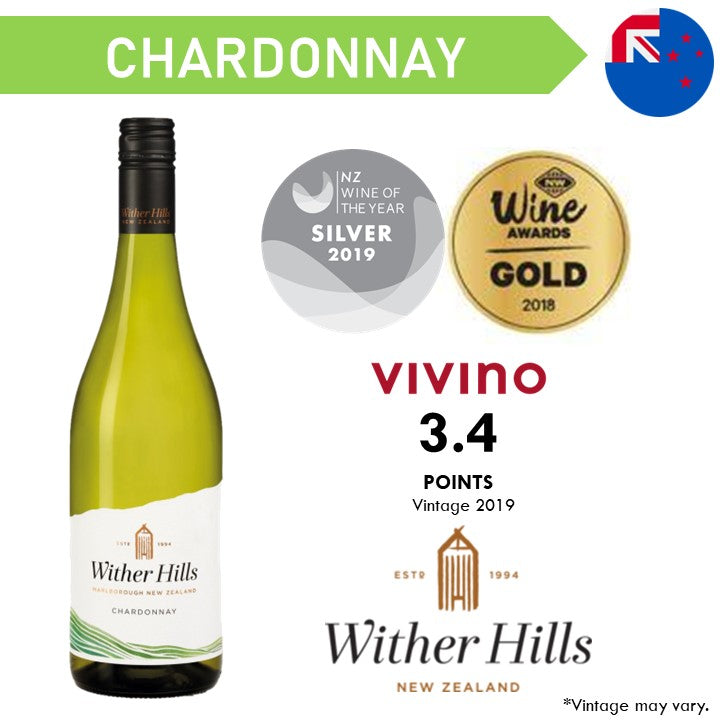 Wither Hills Marlborough Chardonnay - White Wine 2022