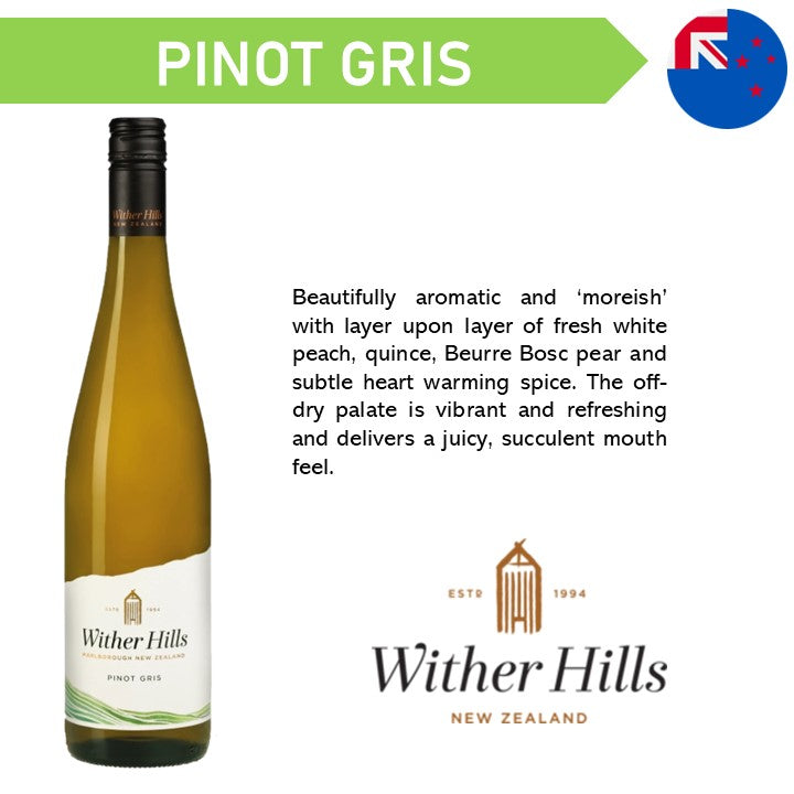 Wither Hills Marlborough Pinot Gris - White Wine 2024