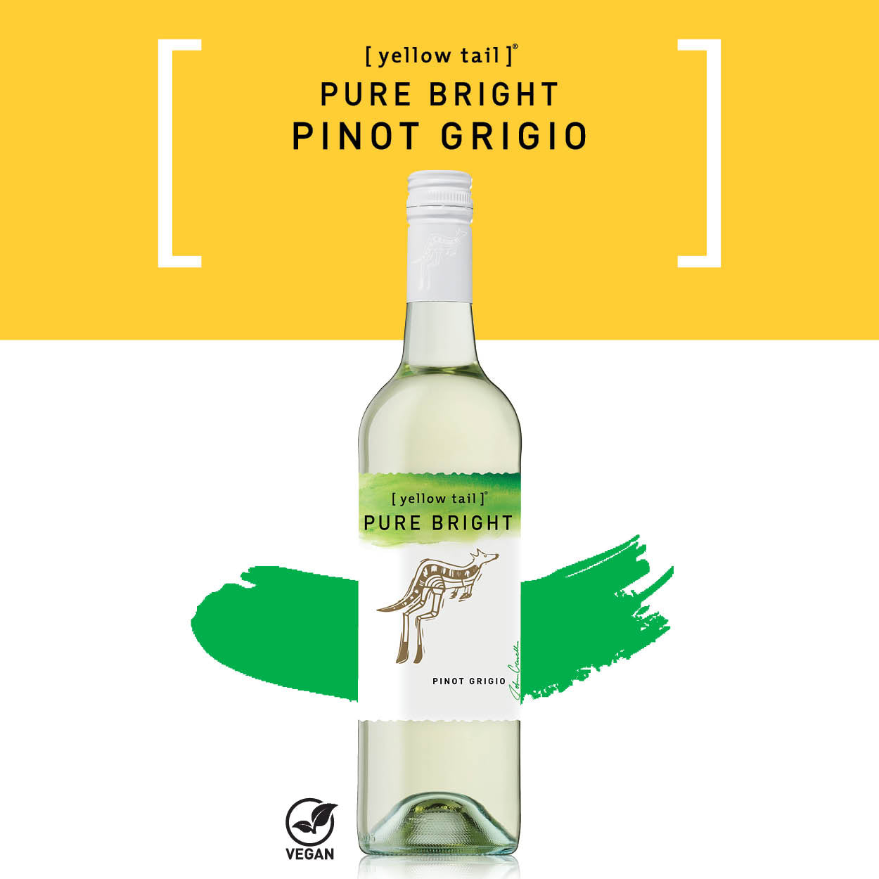 Yellow Tail Pure Bright Pinot Grigio - White Wine 2025