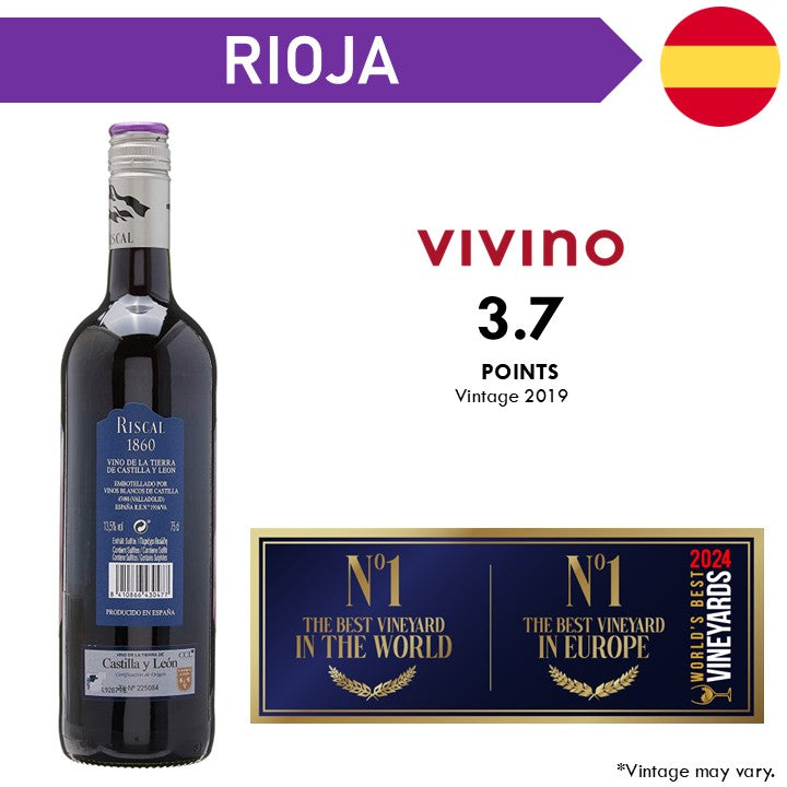 Marques de Riscal 1860 Tempranillo - Red Wine 2019
