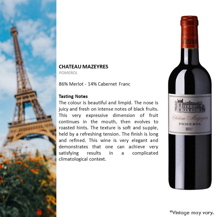 Chateau Mazeyres Pomeral AOP (BIO Organic) - Red Wine 2017