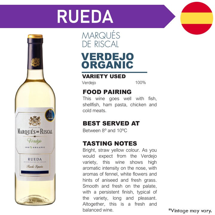Marques de Riscal Rueda Verdejo White 375ml - Red Wine 2024