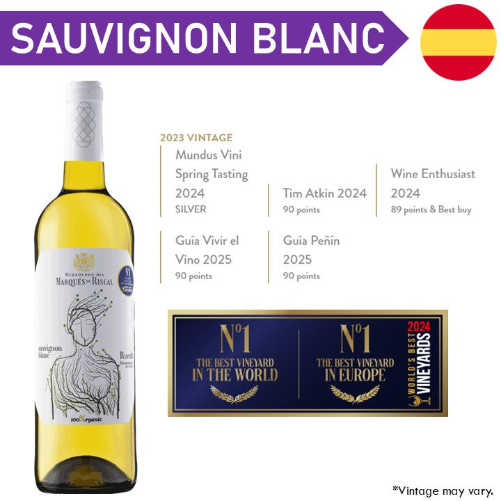 Marques de Riscal Organic Sauvignon Blanc - White Wine 2023