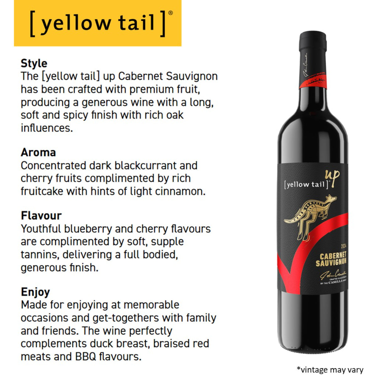 Yellow Tail UP Cabernet Sauvignon - Red Wine