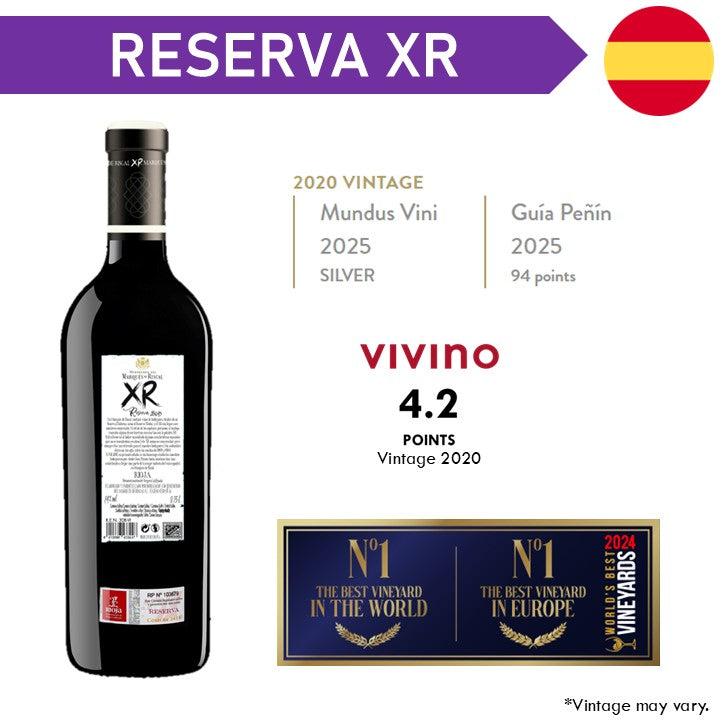 Marques de Riscal Reserva Rioja XR - Red Wine 2020