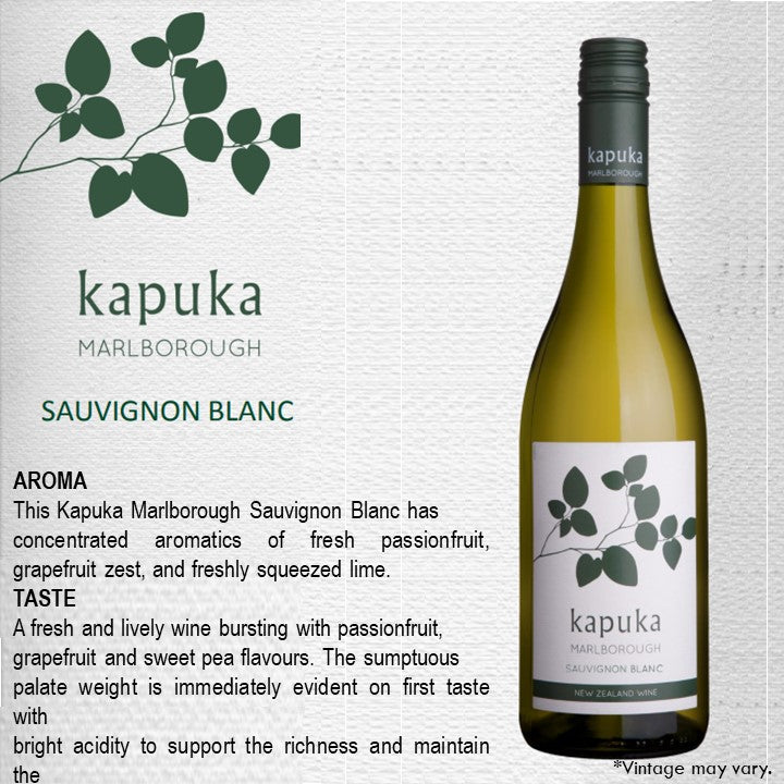 Kapuka Marlborough Sauvignon Blanc - White Wine 2023