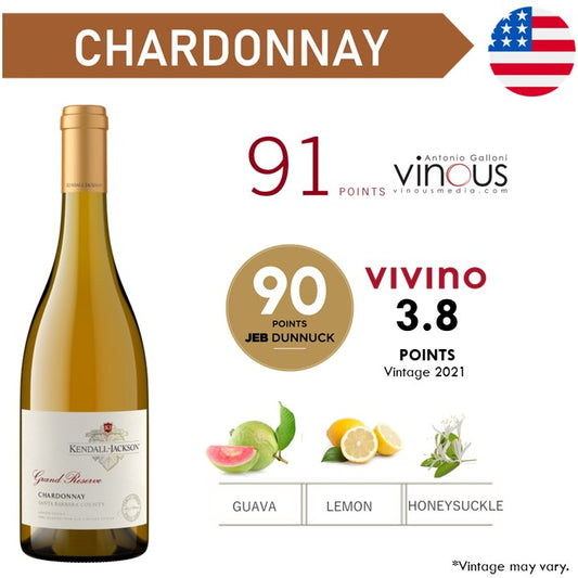 Kendall Jackson Grand Reserve Chardonnay - White Wine 2023