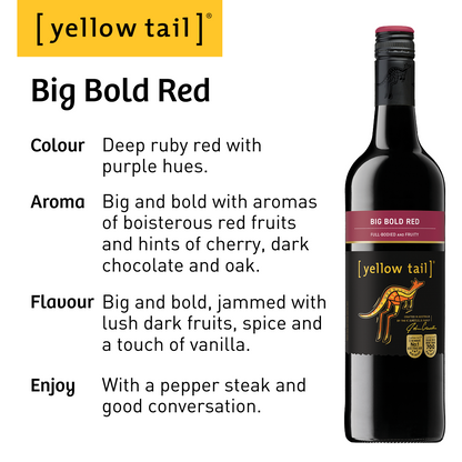 Yellow Tail Big Bold Red - Red Wine NV - Case2