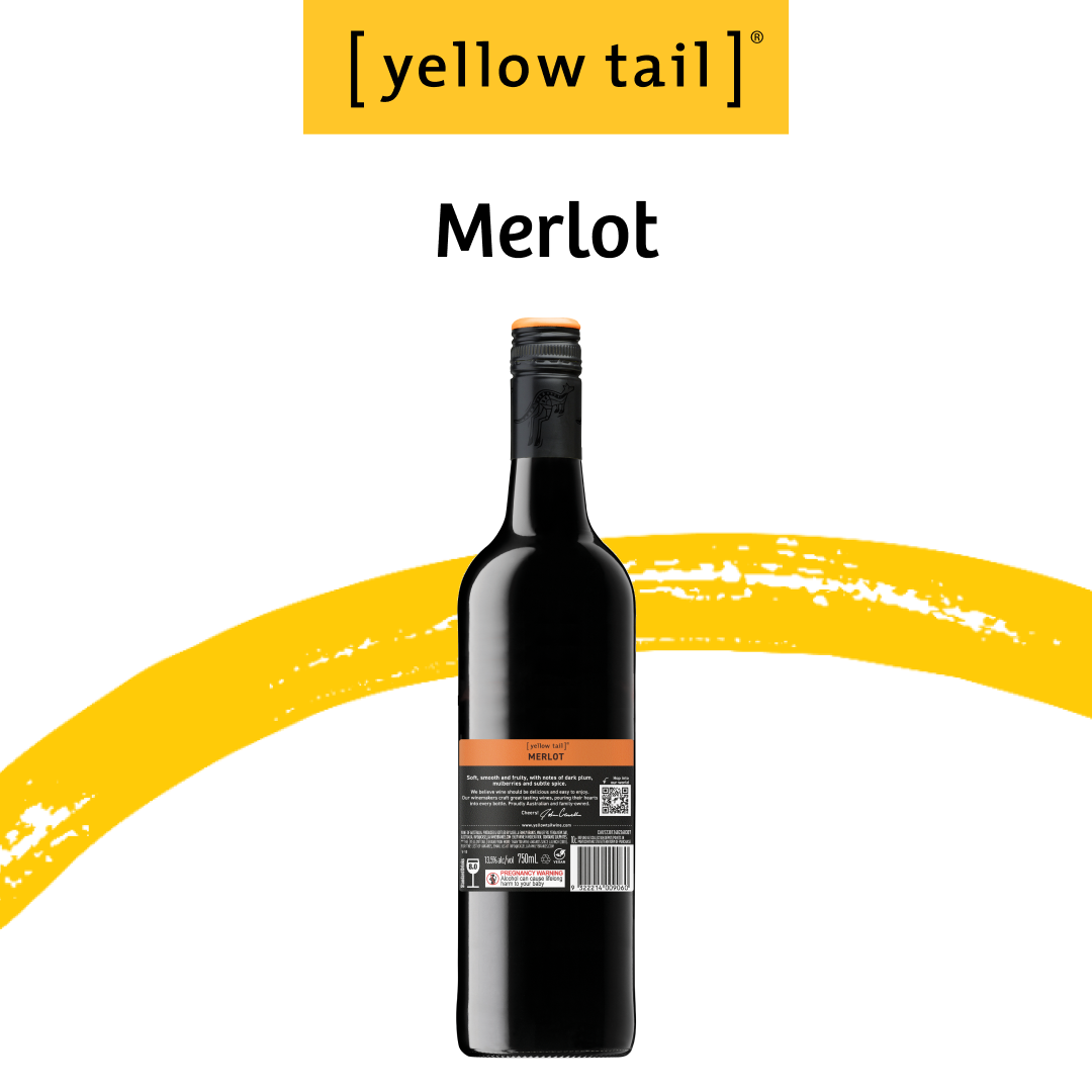Yellow Tail Merlot - Red Wine 2023