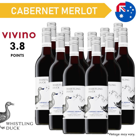 Whistling Duck Cabernet Merlot - Red Wine - Case12