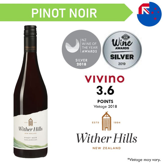 Wither Hills Marlborough Pinot Noir - Red Wine 2022