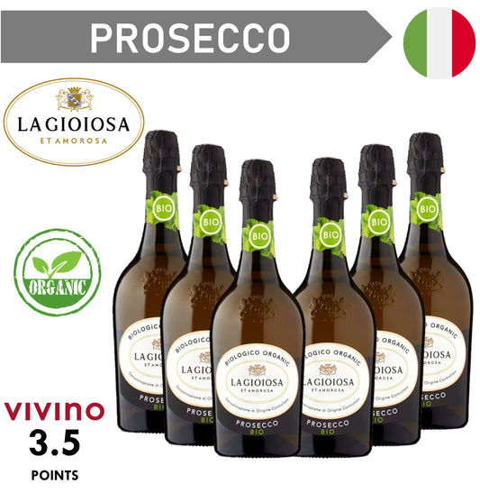La Gioiosa Organic Prosecco - Sparkling Wine - Case6