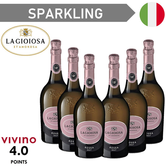 La Gioiosa Rose Sparkling Italian - Sparkling Wine - Case6