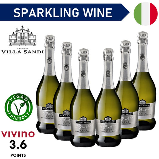 Villa Sandi Brut Blanc de Blanc Sparkling - Sparkling Wine - Case6