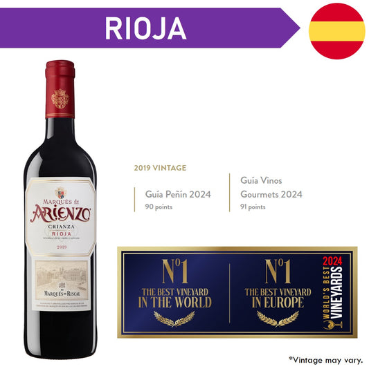 Marques de Riscal Arienzo Crianza Rioja - Red Wine 2019