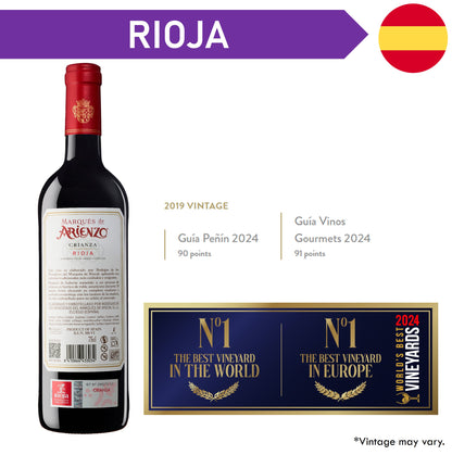 Marques de Riscal Arienzo Crianza Rioja - Red Wine 2019