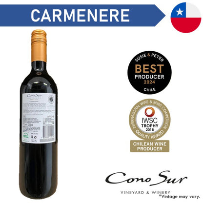 Cono Sur Bicicleta Reserva Carmenere - Red Wine - Case6