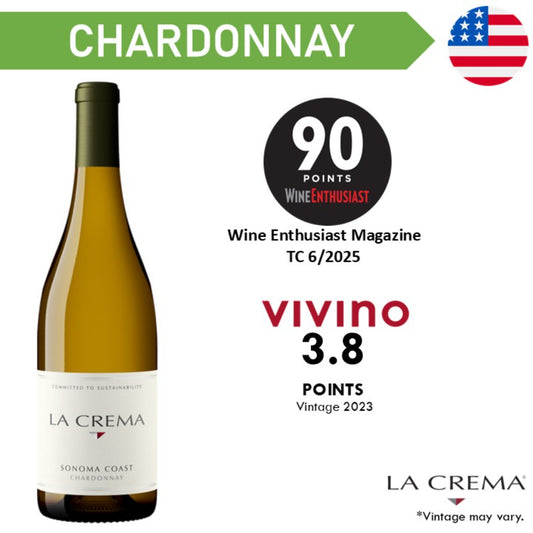 La Crema Sonoma Coast Chardonnay - White Wine 2023