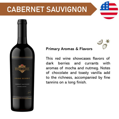 Kendall Jackson Grand Reserve Cabernet Sauvignon - Red Wine 2022
