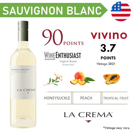 La Crema Sonoma Coast Sauvignon Blanc - White Wine 2021