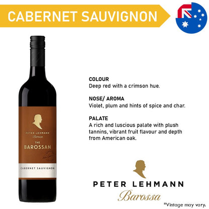 Peter Lehmann The Barossan Cabernet Sauvignon - Red Wine 2022