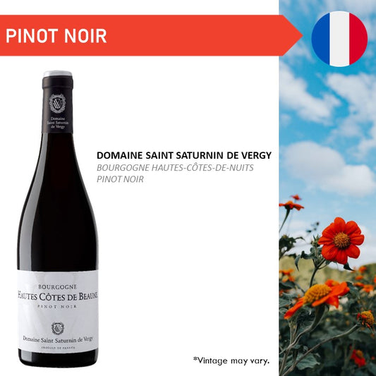 Domaine Saint Saturnin de Vergy  Bourgogne Cote de Nuits Pinot Noir - Red Wine 2020