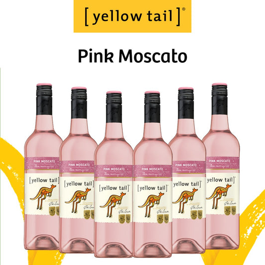Yellow Tail Pink Moscato - Sweet Wine - Case6