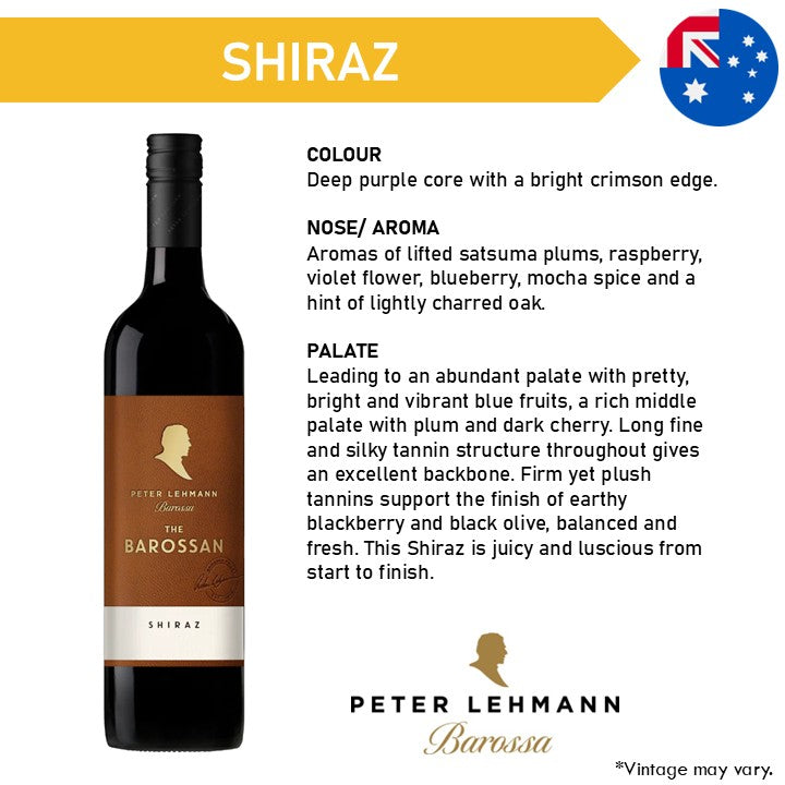 Peter Lehmann The Barossan Shiraz - Red Wine 2022