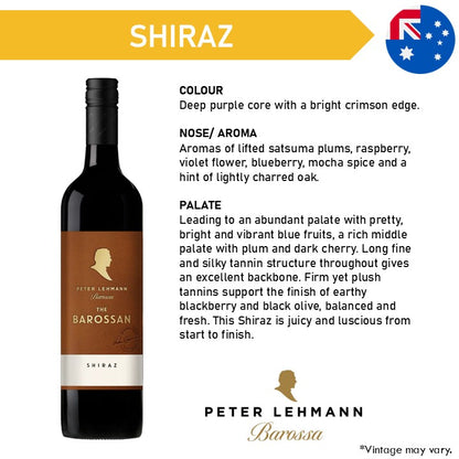 Peter Lehmann The Barossan Shiraz - Red Wine 2022